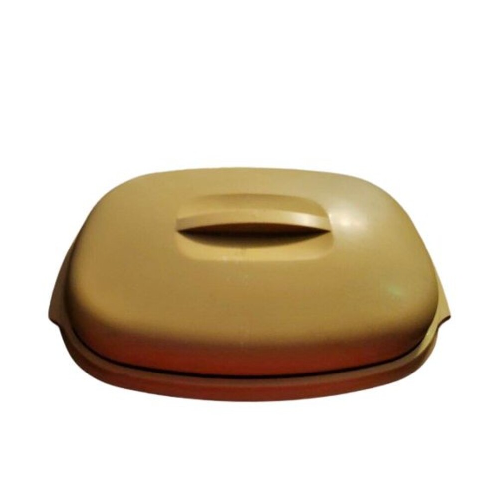 T8 Vintage Tupperware Steamer Harvest Gold Vegetable Rice Steamer